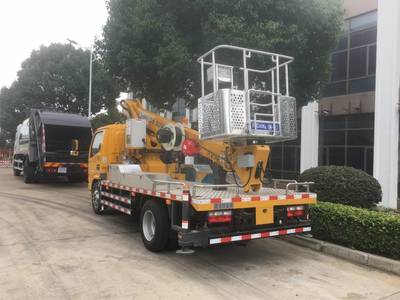 守護之源 藍牌東風21米高空作業車的靈活與高效