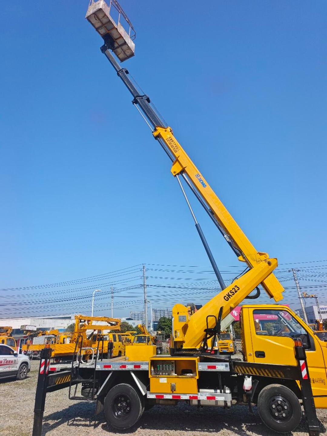 專業工程車輛優選 轉讓徐工23米高空作業車及清洗吸污車